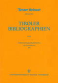 Heller / Niedermair |  Tirolensienkatalog. Zuwachsverzeichnis der UB Innsbruck für das Jahr 2000 | Buch |  Sack Fachmedien