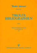 Heller / Niedermair |  Tirolensienkatalog. Zuwachsverzeichnis der UB Innsbruck für das Jahr 2002 | Buch |  Sack Fachmedien