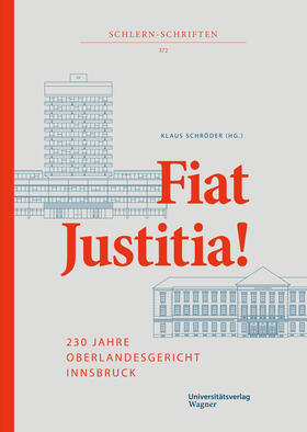 Schröder |  Fiat Justitia! | Buch |  Sack Fachmedien