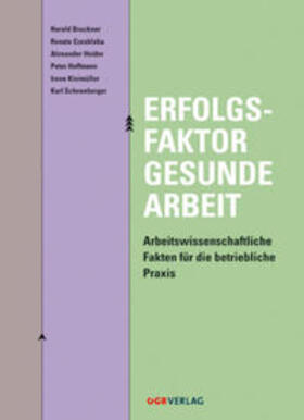 Bruckner / Czeskleba / Heider |  Erfolgsfaktor gesunde Arbeit | Buch |  Sack Fachmedien