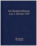Kelsen |  Die Bundesverfassung vom 1. Oktober 1920 | Buch |  Sack Fachmedien
