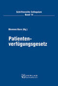Memmer / Kern |  Patientenverfügungsgesetz | Buch |  Sack Fachmedien