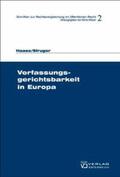 Haase / Wieser / Struger |  Verfassungsgerichtsbarkeit in Europa | Buch |  Sack Fachmedien