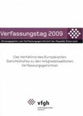 Verfassungsgerichtshof d. Republik Österreich |  Verfassungstag 2009 | Buch |  Sack Fachmedien