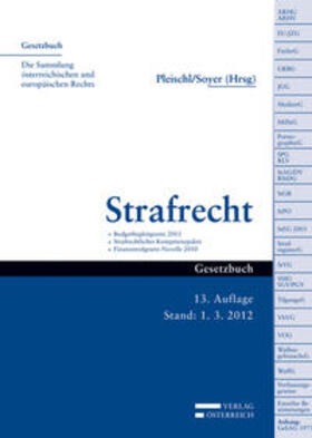 Pleischl / Soyer | Strafrecht | Buch | 978-3-7046-5749-7 | sack.de