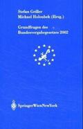 Griller / Holoubek |  Grundfragen des Bundesvergabegesetzes 2002 | Buch |  Sack Fachmedien