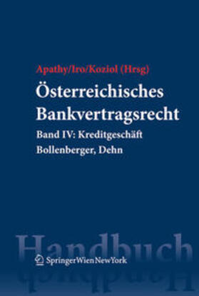 Apathy / Iro / Koziol | Kreditgeschäft | Buch | 978-3-7046-5887-6 | sack.de