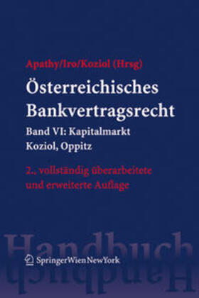 Apathy / Iro / Koziol | Österreichisches Bankvertragsrecht | Buch | 978-3-7046-5888-3 | sack.de