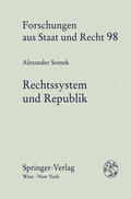 Somek |  Rechtssystem und Republik | Buch |  Sack Fachmedien
