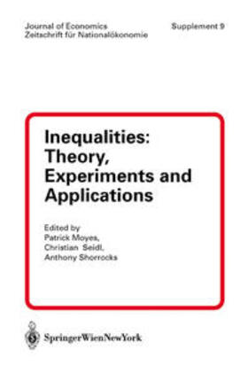 Moyes / Seidl / Shorrocks | Inequalities: Theory, Experiments and Applications | Buch | 978-3-7046-6069-5 | sack.de