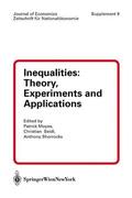 Moyes / Seidl / Shorrocks |  Inequalities: Theory, Experiments and Applications | Buch |  Sack Fachmedien