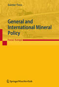 Tiess |  General and International Mineral Policy | Buch |  Sack Fachmedien