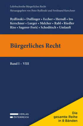 Apathy / Bydlinski / Dullinger | Lehrbuchreihe Bürgerliches Recht | Buch | sack.de