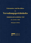 Bumberger |  Erkenntnisse und Beschlüsse des Verwaltungsgerichtshofes | Buch |  Sack Fachmedien