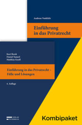 Vonkilch / Berek / Tamerl | Kombipaket Einführung in das Privatrecht: Lehrbuch und Casebook | Buch | 978-3-7046-7274-2 | sack.de