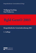 Fasching / Weikovics |  Bgld GemO 2003 | Buch |  Sack Fachmedien