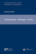 Bukor |  Abstammung - Ideologie - Recht | Buch |  Sack Fachmedien