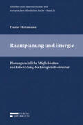 Heitzmann |  Heitzmann, D: Raumplanung und Energie | Buch |  Sack Fachmedien