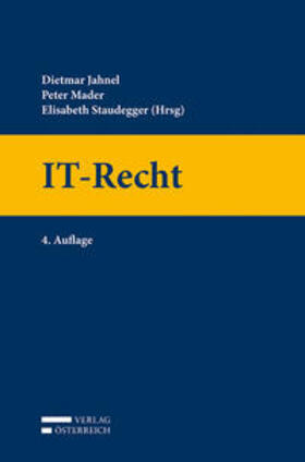 Jahnel / Mader / Staudegger | IT-Recht | Buch | 978-3-7046-8342-7 | sack.de