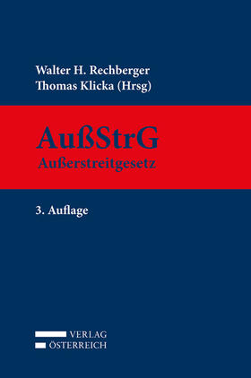 Rechberger / Klicka | Außerstreitgesetz | Buch | 978-3-7046-8405-9 | sack.de
