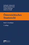 Adamovich / Holzinger / Funk |  Österreichisches Staatsrecht | Buch |  Sack Fachmedien