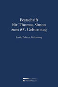 Kohl / Neschwara / Olechowski |  Festschrift für Thomas Simon zum 65. Geburtstag | Buch |  Sack Fachmedien