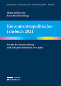 Reiffenstein / Blaschek |  Konsumentenpolitisches Jahrbuch 2021 | Buch |  Sack Fachmedien