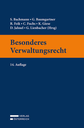 Bachmann / Baumgartner / Feik |  Besonderes Verwaltungsrecht | Buch |  Sack Fachmedien