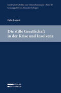 Loewit |  Loewit, F: Die stille Gesellschaft in der Krise und Insolven | Buch |  Sack Fachmedien
