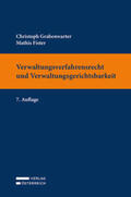 Grabenwarter / Fister |  Verwaltungsverfahrensrecht und Verwaltungsgerichtsbarkeit | Buch |  Sack Fachmedien