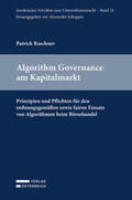 Raschner |  Algorithm Governance am Kapitalmarkt | Buch |  Sack Fachmedien