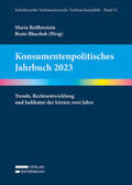 Reiffenstein / Blaschek |  Konsumentenpolitisches Jahrbuch 2023 | Buch |  Sack Fachmedien