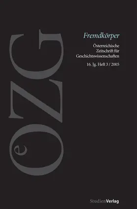 Sarasin |  Österreichische Zeitschrift für Geschichtswissenschaften 3/05 | Sonstiges |  Sack Fachmedien