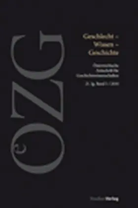 Altenstraßer / Hauch | Österreichische Zeitschrift für Geschichtswissenschaften 1/10 | Sonstiges | 978-3-7065-4896-0 | www.sack.de