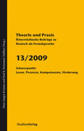 Krumm / Portmann-Tselikas |  Theorie und Praxis - Österreichische Beiträge zu Deutsch als Fremdsprache 13, 2009 | Buch |  Sack Fachmedien