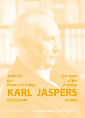  Jahrbuch der Österreichischen Karl-Jaspers-Gesellschaft 27/2014 | Buch |  Sack Fachmedien