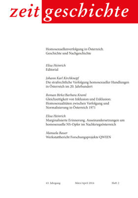 zeitgeschichte 2/2016 | Buch | 978-3-7065-5532-6 | sack.de