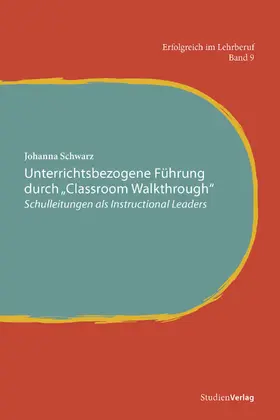 Schwarz | Unterrichtsbezogene Führung durch "Classroom Walkthrough" | E-Book | www.sack.de