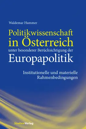 Hummer |  Politikwissenschaft in Österreich unter besonderer Berücksichtigung der Europapolitik | eBook | Sack Fachmedien