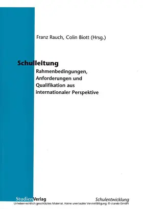 Rauch / Biott | Schulleitung | E-Book | www.sack.de