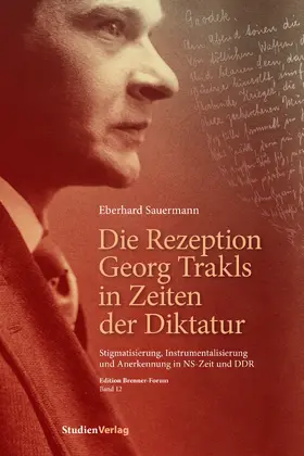 Sauermann |  Die Rezeption Georg Trakls in Zeiten der Diktatur | eBook | Sack Fachmedien