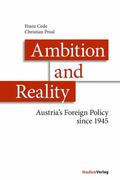 Cede / Prosl |  Ambition and Reality | eBook | Sack Fachmedien