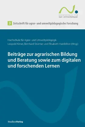 Kirner / Stürmer / Hainfellner | Zeitschrift für agrar- und umweltpädagogische Forschung 3 | E-Book | sack.de