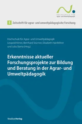 Kirner / Stürmer / Hainfellner | Zeitschrift für agrar- und umweltpädagogische Forschung 5 | E-Book | www.sack.de