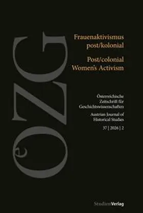 Gehmacher / Kirchner / Lange |  Österreichische Zeitschrift für Geschichtswissenschaften 37 | 2026 | 2 | Buch |  Sack Fachmedien