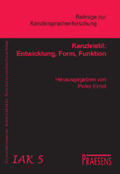 Ernst |  Kanzleistil: Entwicklung, Form, Funktion | Buch |  Sack Fachmedien