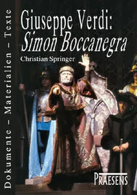 Springer |  Giuseppe Verdi: "Simon Boccanegra" | Buch |  Sack Fachmedien