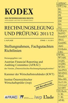 Gedlicka / Knotek / Bakel-Auer |  KODEX Rechnungslegung und Prüfung 2011/12 | Buch |  Sack Fachmedien