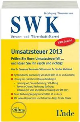 Baumann-Söllner / Melhardt | Umsatzsteuer 2013 | Buch | 978-3-7073-2229-3 | sack.de