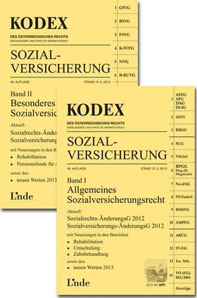 Marhold / Melzer-Azodanloo / Doralt |  KODEX Sozialversicherung 2013, Band I+II | Buch |  Sack Fachmedien